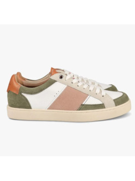 Chaussures Sessile "Hiba" Blanc/sauge/rosé
