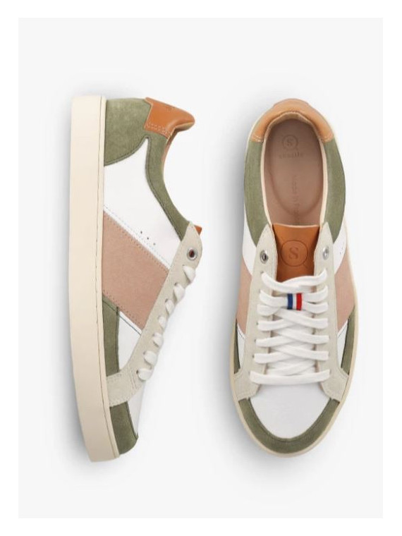 Chaussures Sessile "Hiba" Blanc/sauge/rosé