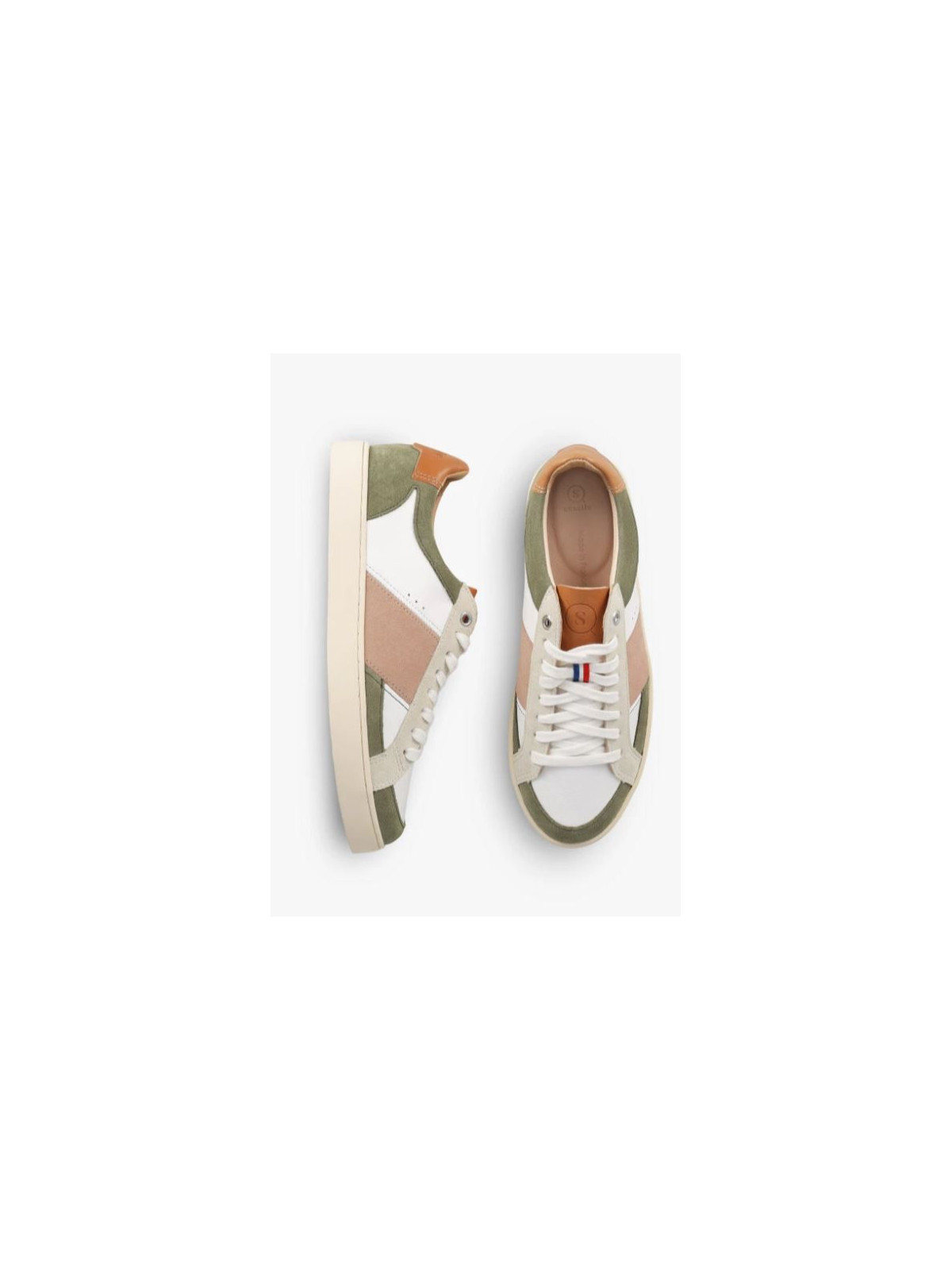 Chaussures Sessile "Hiba" Blanc/sauge/rosé