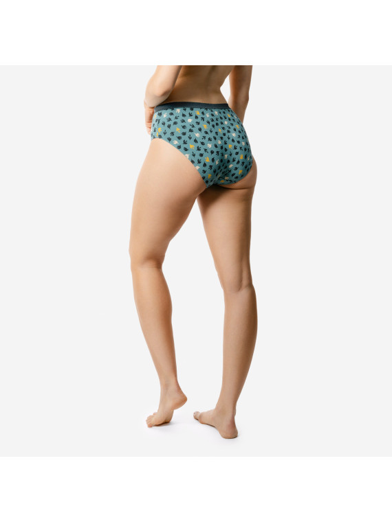 Lot de 3 Slips pour Femme en Coton Bio Mauves - Livingcrafts