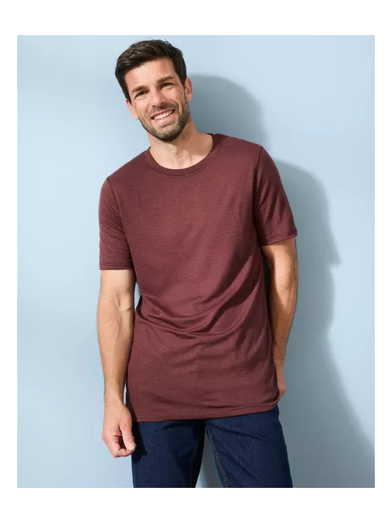 Tee-shirt "Ruben"  100% Laine Mérinos Manches Courtes