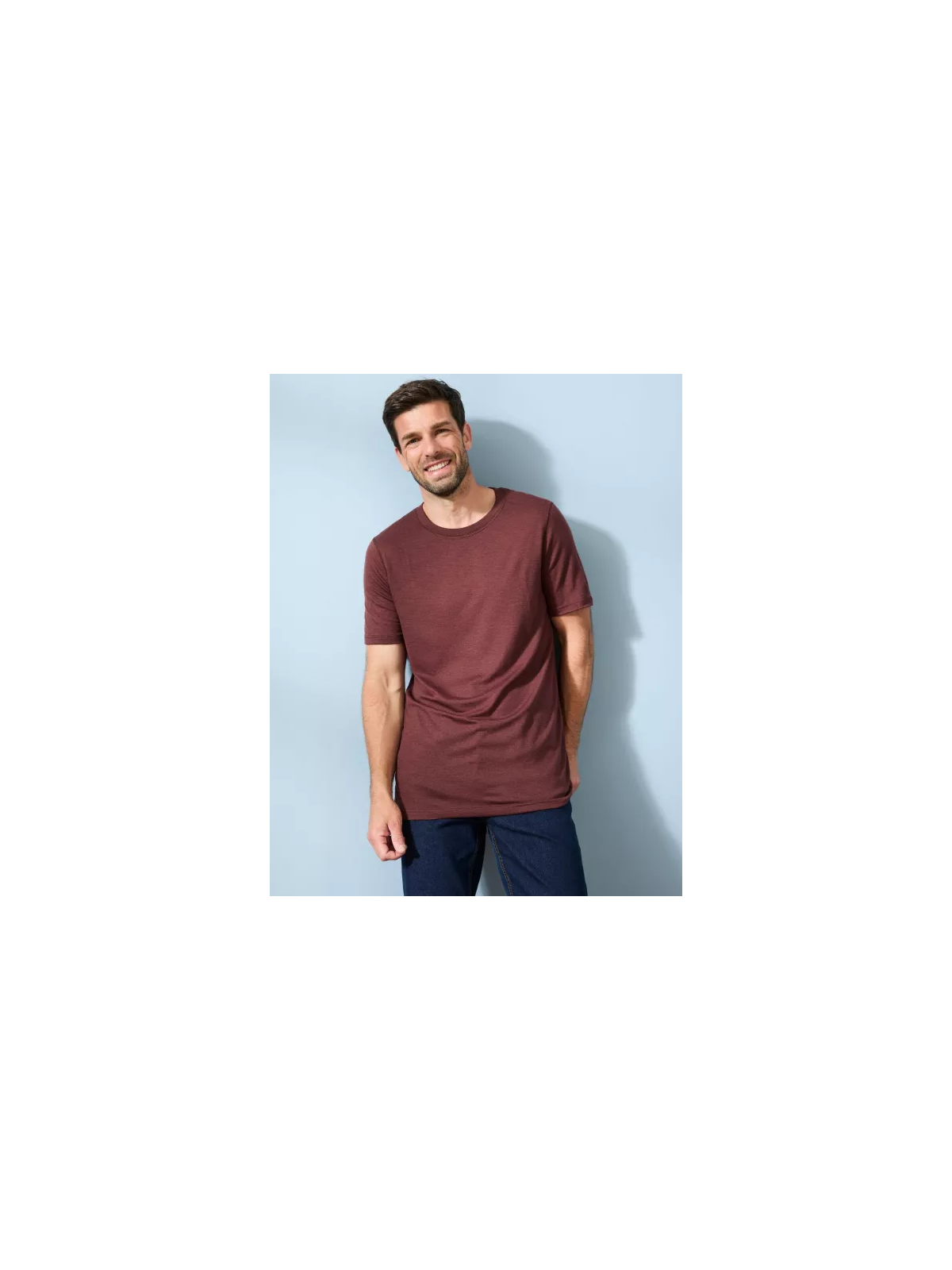 Tee-shirt "Ruben"  100% Laine Mérinos Manches Courtes