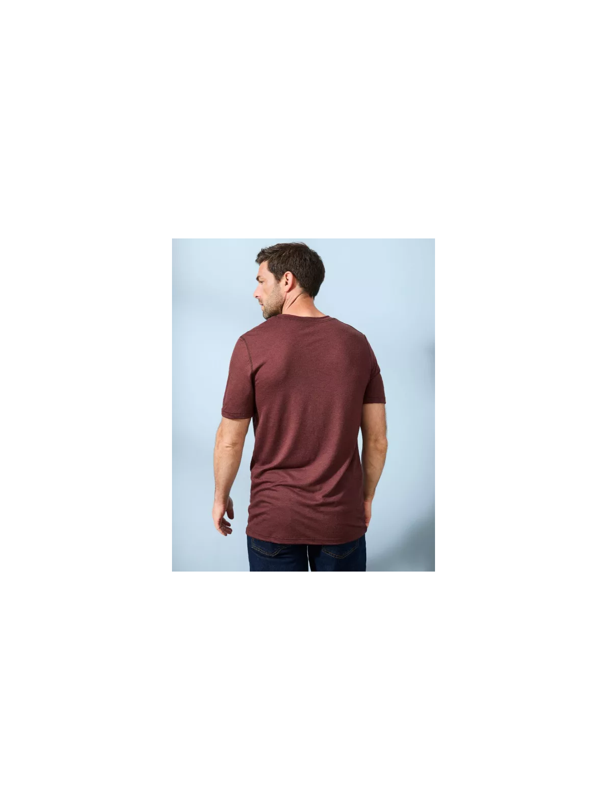 Tee-shirt "Ruben"  100% Laine Mérinos Manches Courtes