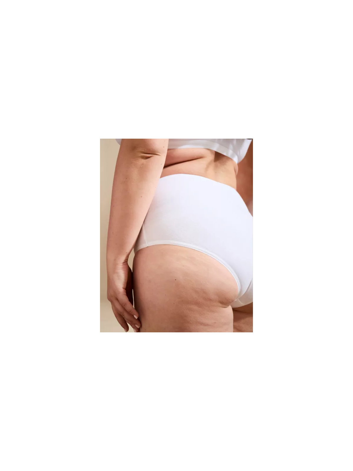 Culotte Taille Haute "Jade" Coton Bio