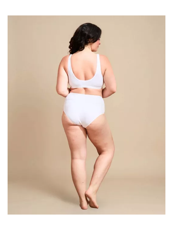 Culotte Taille Haute "Jade" Coton Bio