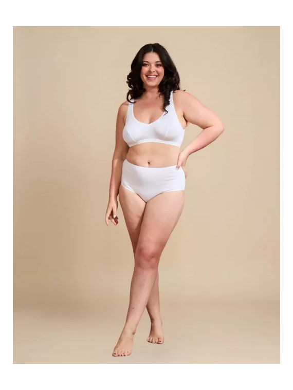 Culotte Taille Haute "Jade" Coton Bio