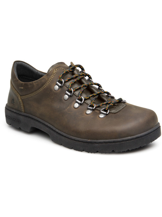 Chaussures à Lacets Couleur Kaki Foncé, Modèle Nomada- El Naturalista