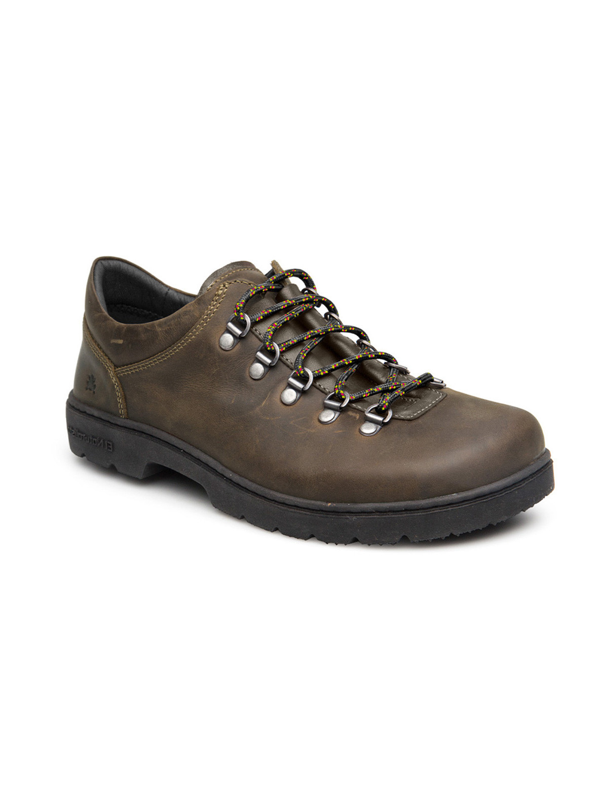 Chaussures à Lacets Couleur Kaki Foncé, Modèle Nomada- El Naturalista