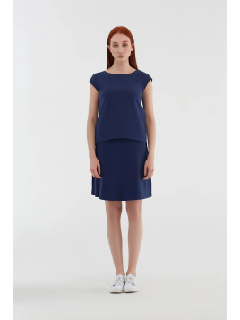 jupe noire coton bio albero
