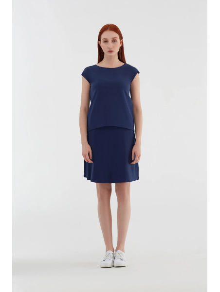 jupe noire coton bio albero