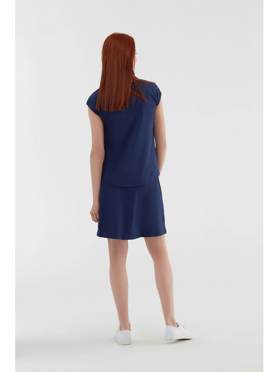 jupe noire coton bio albero
