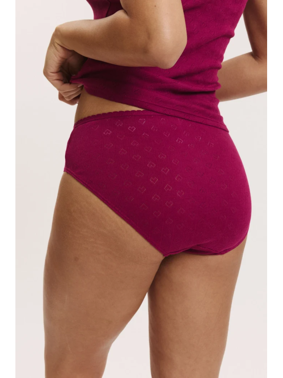 Lot de 2 Slips pour Femme en 100% Coton Bio Unis - Tranquillo