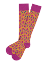 Lot de 2 paires de Chaussettes Hautes en coton bio "TULIPAA"
