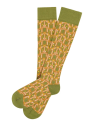 Lot de 2 paires de Chaussettes Hautes en coton bio "TULIPAA"