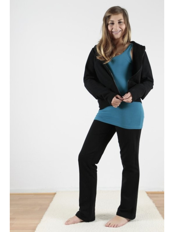 Pantalon  coton bio noir