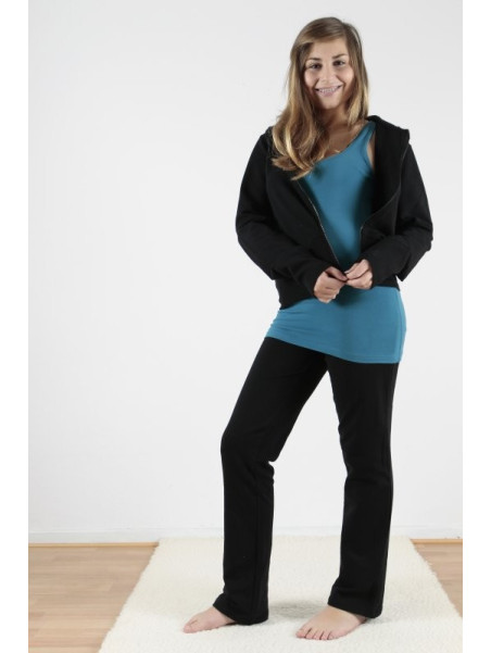 Pantalon  coton bio noir