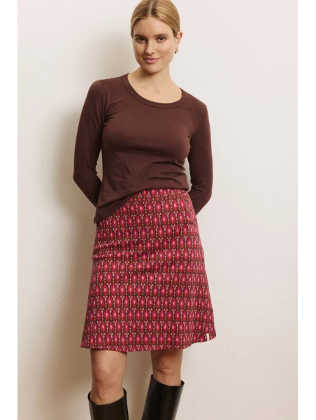 Jupe Femme en 100% Coton Bio Motifs Vintage - Tranquillo
