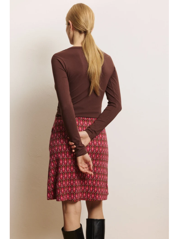 Jupe Femme en 100% Coton Bio Motifs Vintage - Tranquillo