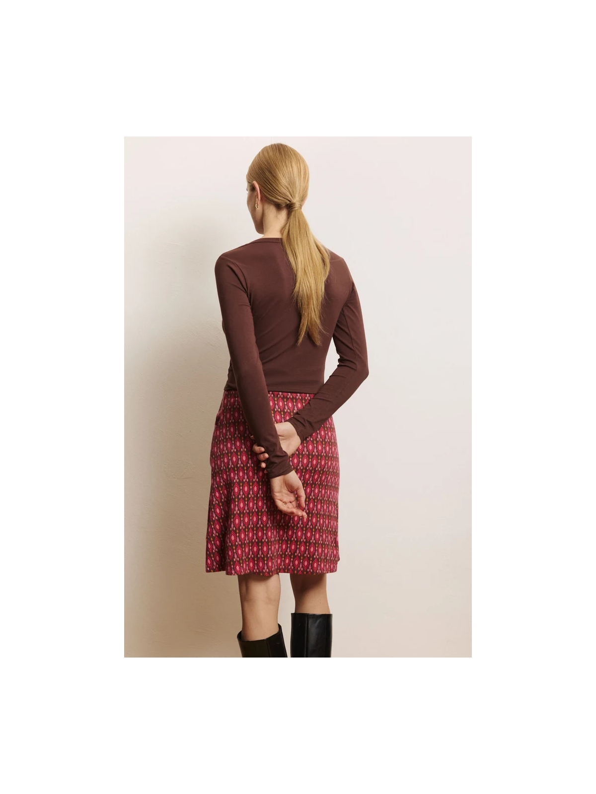 Jupe Femme en 100% Coton Bio Motifs Vintage - Tranquillo