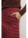 Jupe Femme en 100% Coton Bio Motifs Vintage - Tranquillo