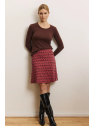 Jupe Femme en 100% Coton Bio Motifs Vintage - Tranquillo