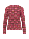 Pull au Look Rétro en Coton BIO couleur Framboise - Tranquillo