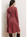 Robe pour Femme en Coton BIO, Motifs Rétro - Tranquillo