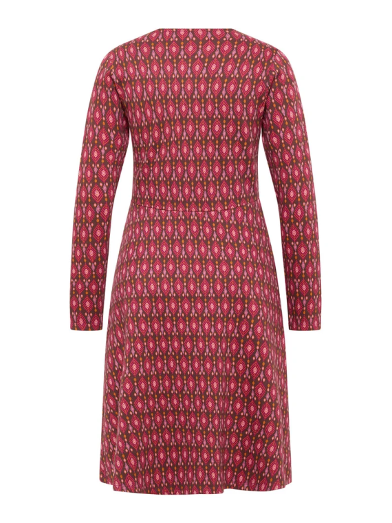 Robe pour Femme en Coton BIO, Motifs Rétro - Tranquillo