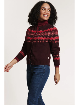 Cardigan pour Femme en 100% Laine d'Agneau - Tranquillo