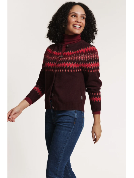 Cardigan pour Femme en 100% Laine d'Agneau - Tranquillo