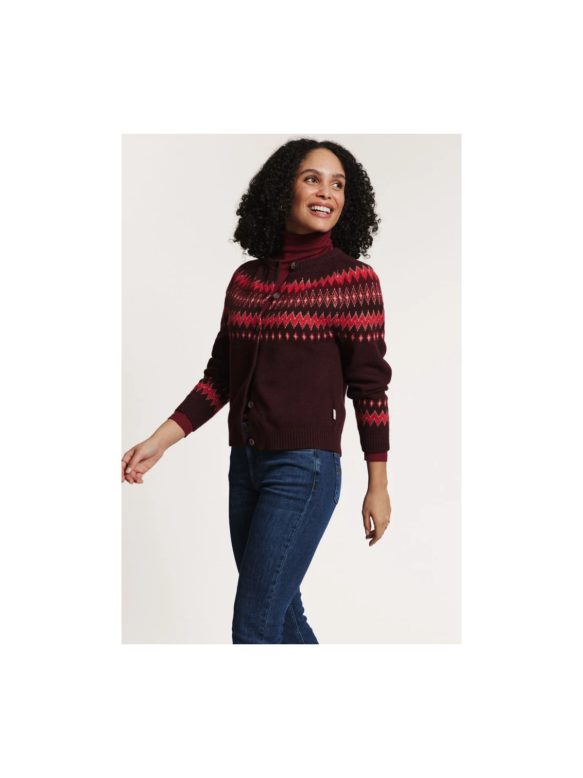 Cardigan pour Femme en 100% Laine d'Agneau - Tranquillo