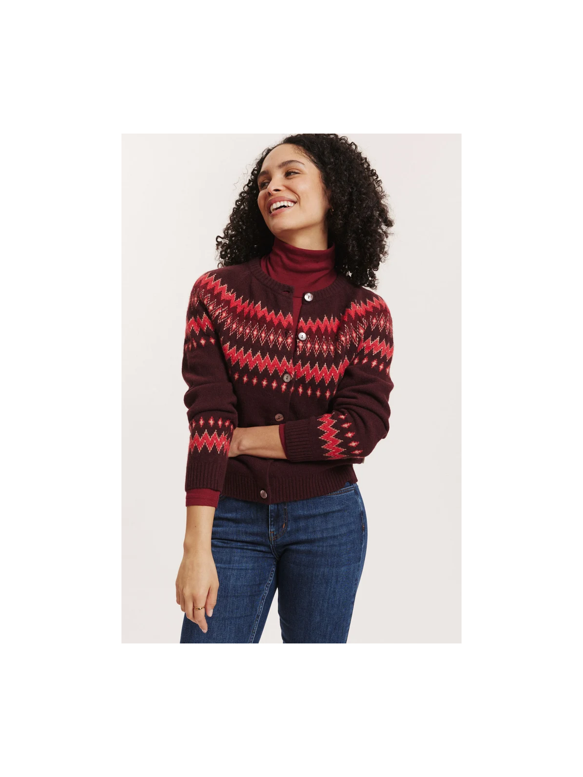 Cardigan pour Femme en 100% Laine d'Agneau - Tranquillo