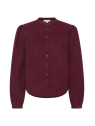 Chemisier en Velours Côtelé 100% Coton BIO Bordeaux- Tranquillo