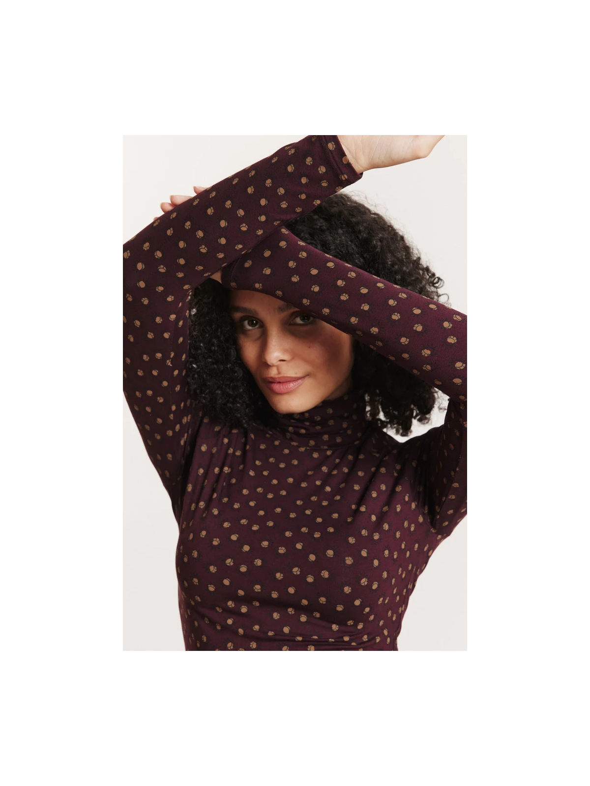 Chemise col roulé Femme en Ecovéro- Tranquillo