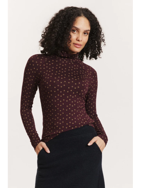 Chemise col roulé Femme en Ecovéro- Tranquillo