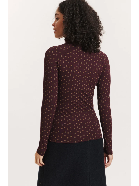 Chemise col roulé Femme en Ecovéro- Tranquillo