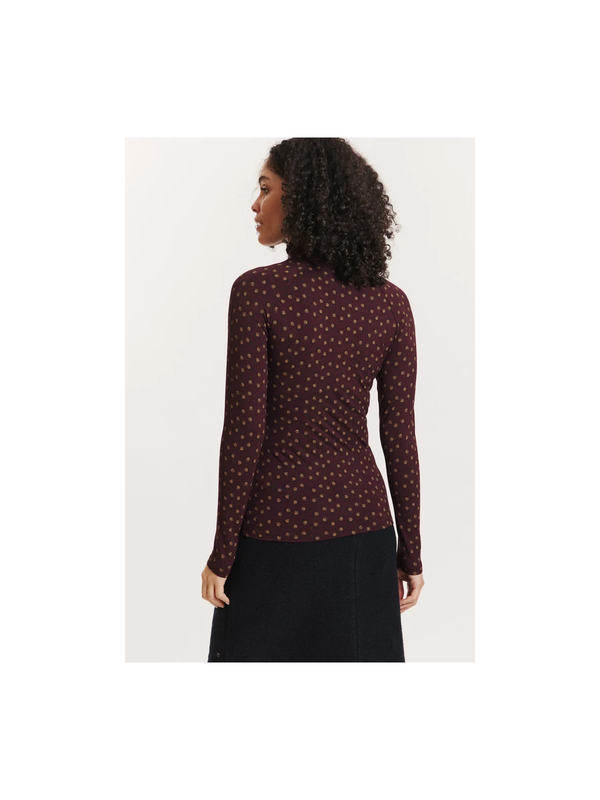 Chemise col roulé Femme en Ecovéro- Tranquillo