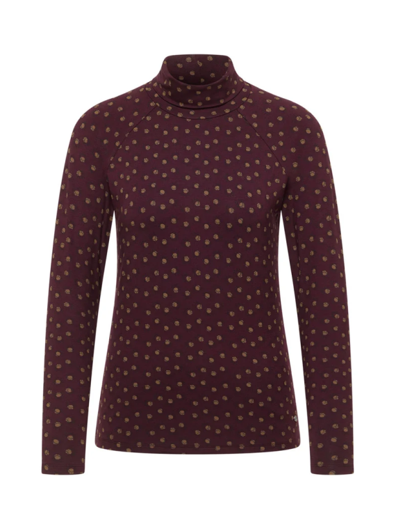 Chemise col roulé Femme en Ecovéro- Tranquillo