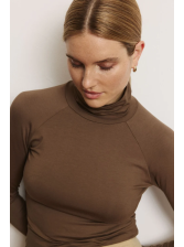 Chemise col roulé Femme en Ecovéro- Tranquillo