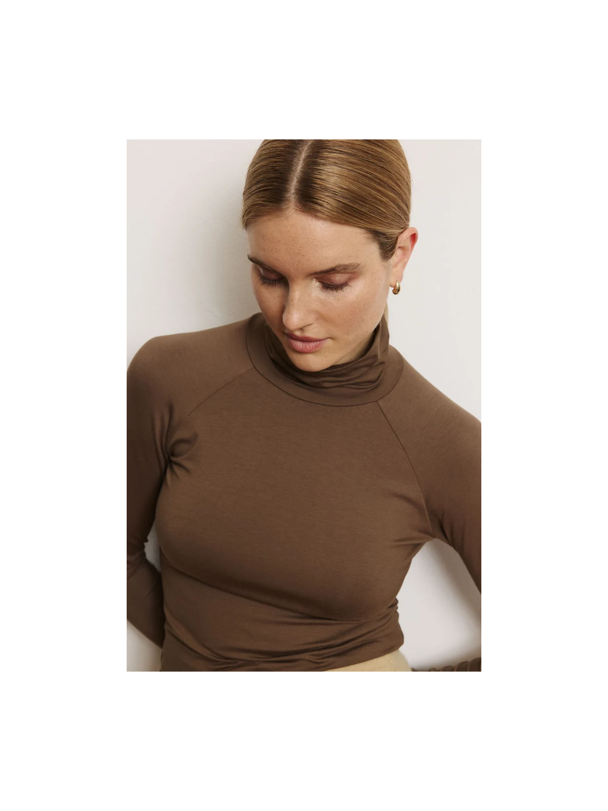 Chemise col roulé Femme en Ecovéro- Tranquillo
