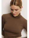 Chemise col roulé Femme en Ecovéro- Tranquillo