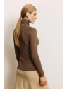 Chemise col roulé Femme en Ecovéro- Tranquillo