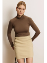 Chemise col roulé Femme en Ecovéro- Tranquillo