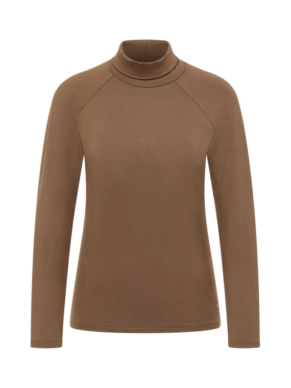 Chemise col roulé Femme en Ecovéro- Tranquillo