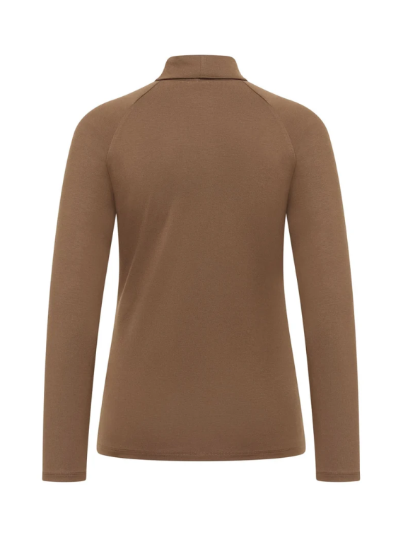 Chemise col roulé Femme en Ecovéro- Tranquillo