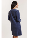 Robe en Velours Côtelé 100% Coton BIO Taupe- Tranquillo