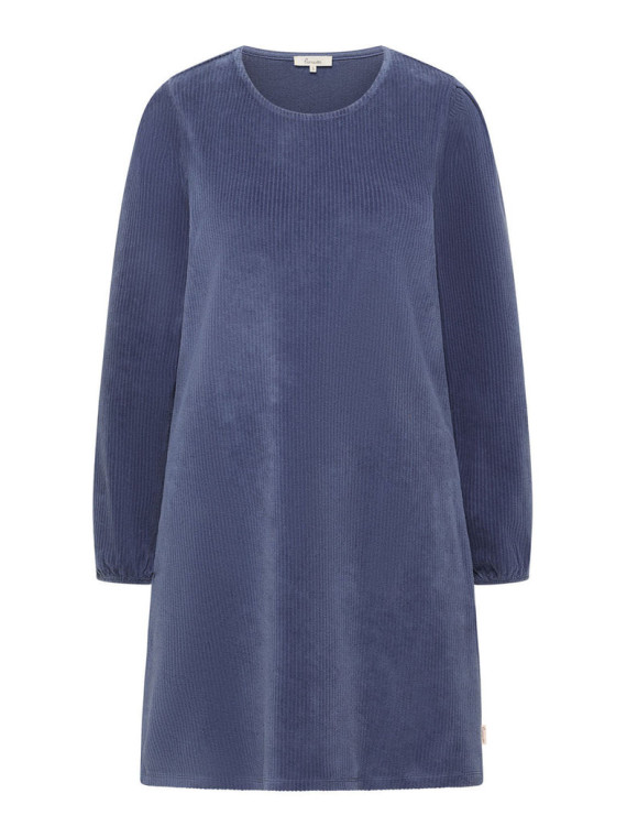 Robe en Velours Côtelé 100% Coton BIO Taupe- Tranquillo