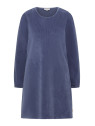 Robe en Velours Côtelé 100% Coton BIO Taupe- Tranquillo