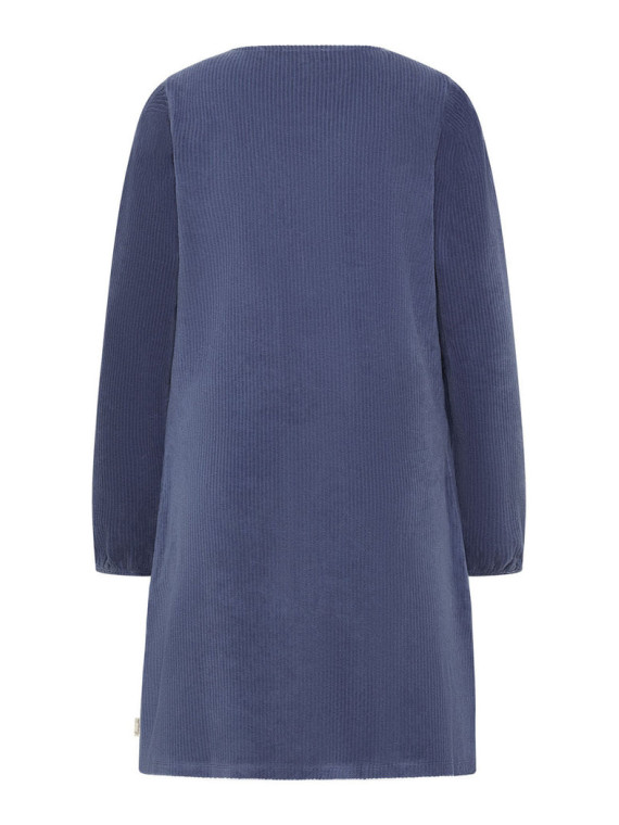 Robe en Velours Côtelé 100% Coton BIO Taupe- Tranquillo