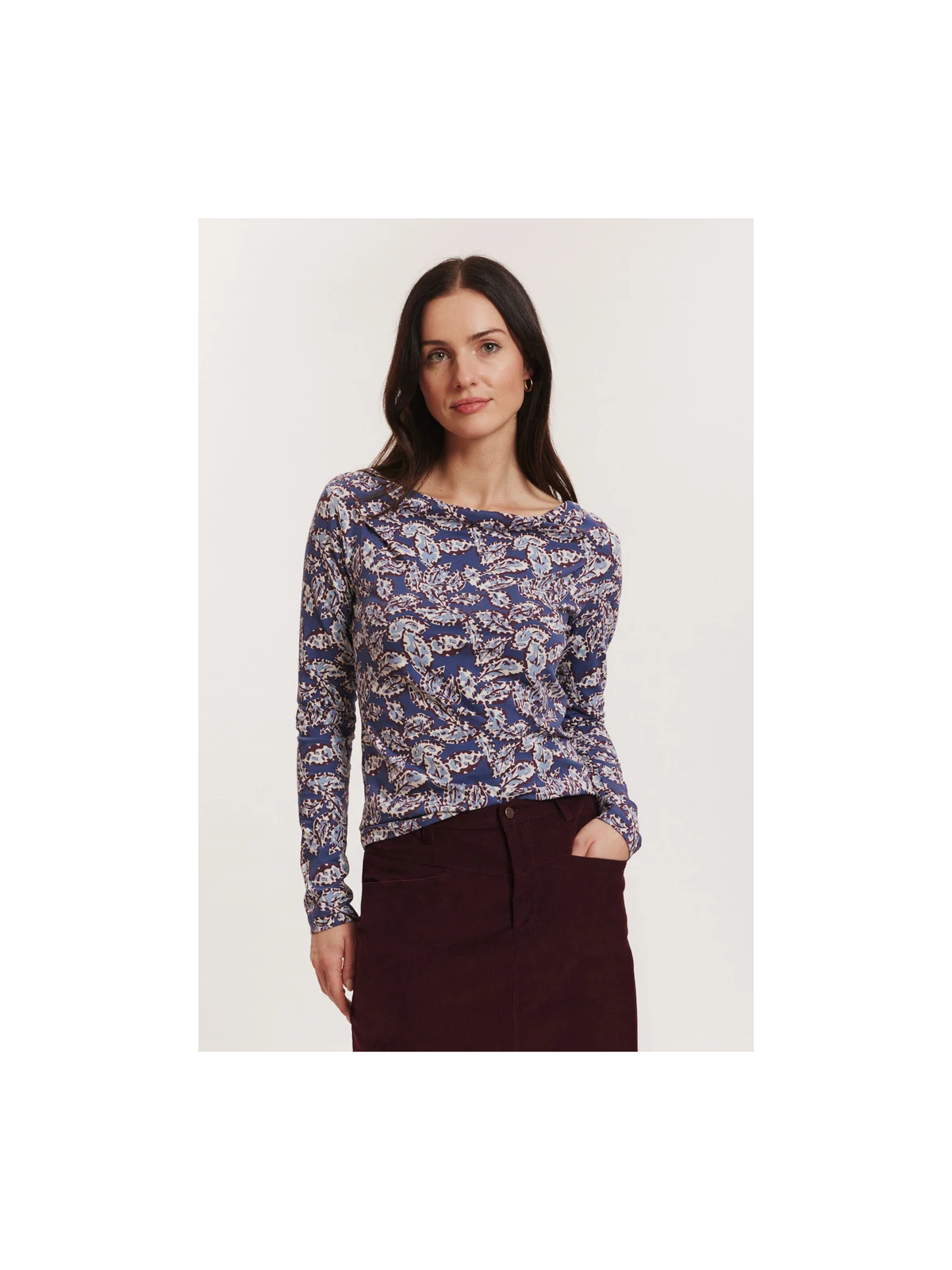Tee-shirt Manches Longues Femme en Coton Bio- Tranquillo